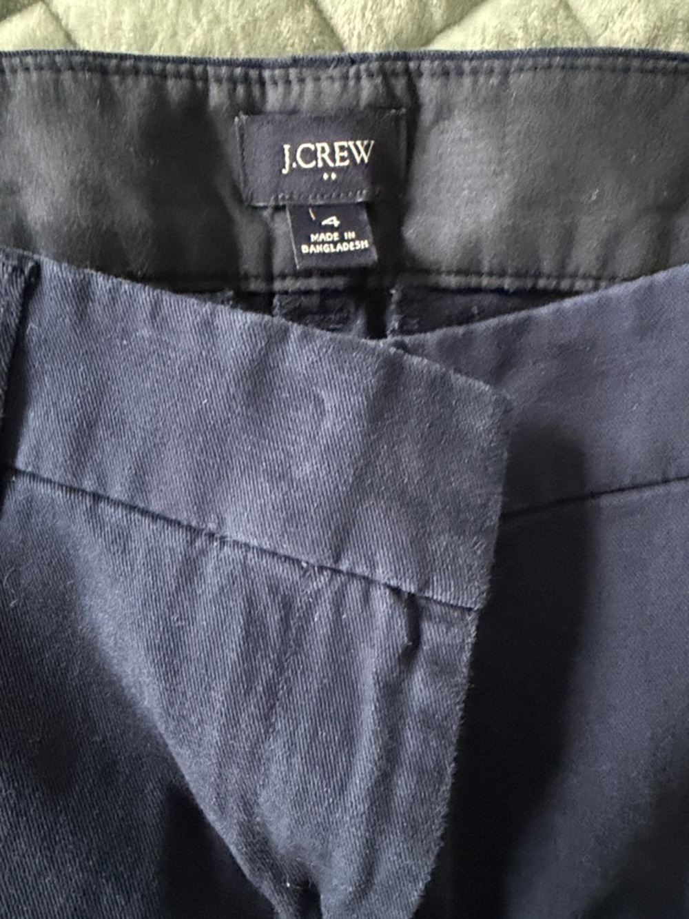 J.Crew Womens Dark Navy Chino shorts
